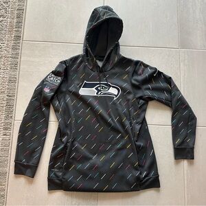 Nike Dri-fit x NFL Onfield Apparel Seattle Seahawks Confetti Hoodie